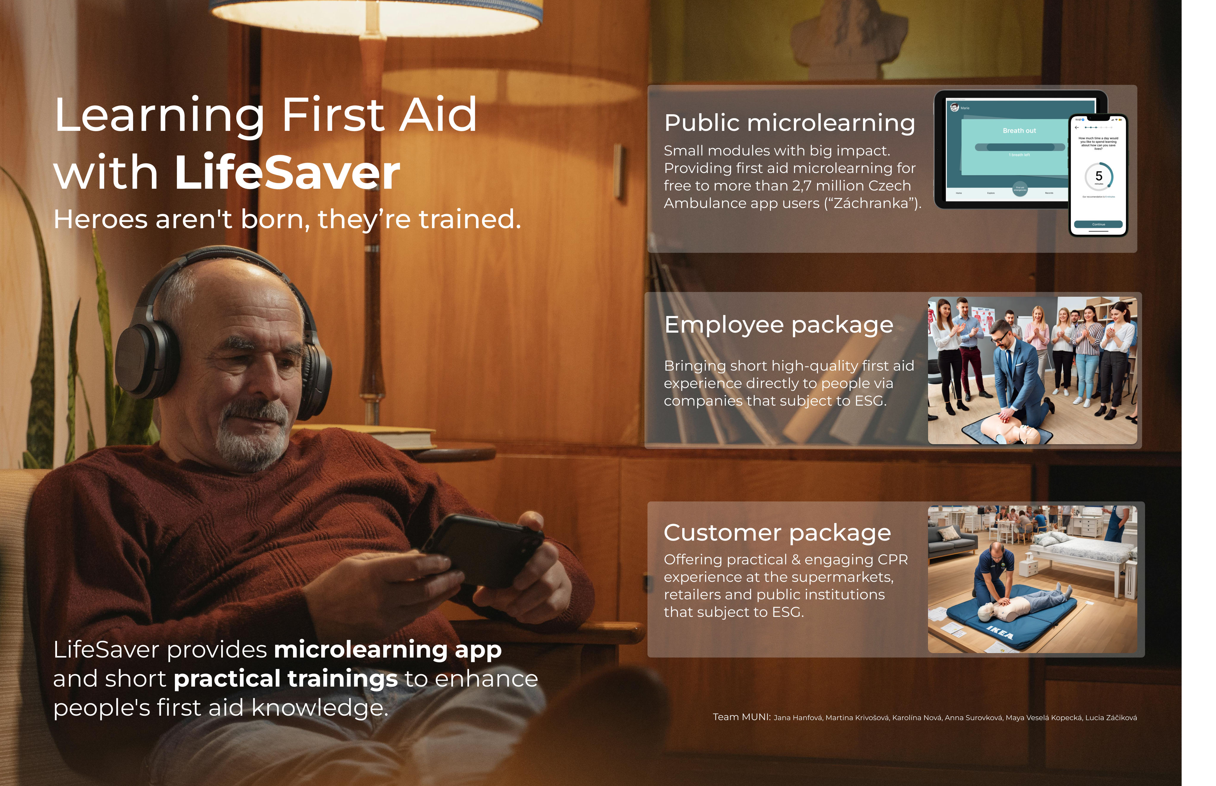 LifeSaver first-aid learning project